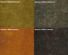 Laden Sie das Bild in den Galerie-Viewer, Bullfrog Design Sessel Blobb 1008 Stoff Boheme Kupfer mit Hocker Möbel Zeppenfeld Olpe Designmöbel Sauerland