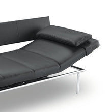 Laden Sie das Bild in den Galerie-Viewer, IPDesign Daybed Campus (Deluxe) & Zubehör – Leder Galaxy schwarz, glatt oder Steppung - Möbelhaus H. Zeppenfeld GmbH