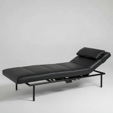 Laden Sie das Bild in den Galerie-Viewer, IPDesign Daybed Campus (Deluxe) & Zubehör – Leder Galaxy schwarz, glatt oder Steppung - Möbelhaus H. Zeppenfeld GmbH