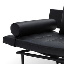 Laden Sie das Bild in den Galerie-Viewer, IPDesign Daybed Campus (Deluxe) & Zubehör – Leder Galaxy schwarz, glatt oder Steppung - Möbelhaus H. Zeppenfeld GmbH