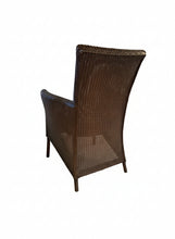 Laden Sie das Bild in den Galerie-Viewer, Lloyd Loom Boston – Rückenansicht, Loom-Geflecht in Dunkelbraun