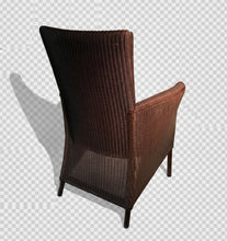 Laden Sie das Bild in den Galerie-Viewer, Lloyd Loom Boston Dining Chair in Dunkelbraun