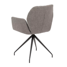 Laden Sie das Bild in den Galerie-Viewer, Mobitec Armlehnstuhl Mood #99, Stoff leger gepolstert, Farbe frei wählbar, Spidergestell Metall