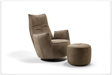 Laden Sie das Bild in den Galerie-Viewer, Bullfrog Blobb Deluxe Relaxsessel mit optionalem Hocker – komfortabler Ledersessel mit Schaukelfunktion