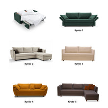 Laden Sie das Bild in den Galerie-Viewer, Signet Kyoto Go Schlafsofaprogramm mit 2 liegebreiten und fünf Armlehnvarianten, Übersicht