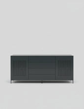 Laden Sie das Bild in den Galerie-Viewer, AERA „Claire“ – Frontansicht, Anthrazit matt (RAL 7016), 2 Türen & 4 Schubkästen
