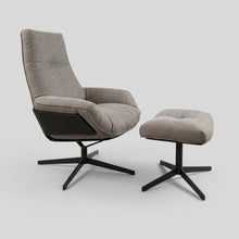 Laden Sie das Bild in den Galerie-Viewer, Bielefelder Werkstätten Daron – Frontansicht, Hochlehnsessel 81×115×78 cm