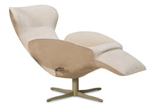 Laden Sie das Bild in den Galerie-Viewer, Jori Relaxsessel Daydreamer JR-7450 ltd. Edition Arctic: Arctic: Rücken Nubuk Cream, Sitzfläche Mumble 02 Gesso, Gestell Pulverbeschichtet bronze