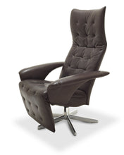 Laden Sie das Bild in den Galerie-Viewer, JORI Square JR-7980 Medi Relaxsessel in Nappaleder Celia mit Synchronmechanik Leder braun