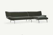 Laden Sie das Bild in den Galerie-Viewer, Leolux Devon 3-Sitzer Ecksofa mit breitem Longchair, modernes Designersofa mit feinen Naehten