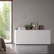 Laden Sie das Bild in den Galerie-Viewer, 3-türiges Sideboard 2020500 in Mattweiß – ideal als moderne Anrichte im Schlafzimmer Nex Pur Box 2020500
