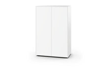 Laden Sie das Bild in den Galerie-Viewer, Hochformatiges Sideboard von Piure in Weiß als eleganter Stauraum im Eingangsbereich 2041200