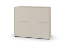 Laden Sie das Bild in den Galerie-Viewer, Piure Nex Pur Box 2041200 in Silk – moderne Kommode mit klarer Front