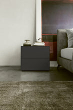 Laden Sie das Bild in den Galerie-Viewer, Piure Nex Pur Box Kommode 2022800 in Graphite mit zwei Schubladen – modernes Stauraummöbel