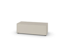Laden Sie das Bild in den Galerie-Viewer, Piure Nex Pur Box 2044800 Lowboard, 120 × 37,5 × 48 cm, 1 Schublade, freistehend silk