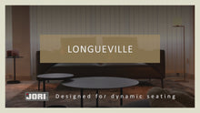 Laden und Abspielen von Videos im Galerie-Viewer, Video zeigt das Loungesofa Longueville Landscape von Jori mit verstellbaren Armlehnen – elegante Bewegung der Armlehnen von aufrecht bis flach für individuelles Sitzen oder Liegen. Modernes Design trifft auf funktionale Raffinesse, ideal für stilvolle Wohnzimmer.
