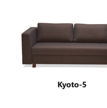 Laden Sie das Bild in den Galerie-Viewer, Signet Kyoto Go Schlafsofa mit Armlehne 5, kompakt und geradlinig, grifflose Optik