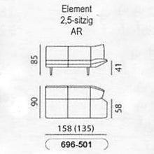 Laden Sie das Bild in den Galerie-Viewer, Leolux Sofaprogramm Devon – kompakt, elegant, ideal für kleine Räume.