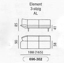 Laden Sie das Bild in den Galerie-Viewer, Leolux Sofaprogramm Devon – kompakt, elegant, ideal für kleine Räume.