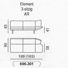 Laden Sie das Bild in den Galerie-Viewer, Leolux Sofaprogramm Devon – kompakt, elegant, ideal für kleine Räume.