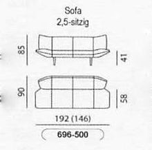 Laden Sie das Bild in den Galerie-Viewer, Leolux Sofaprogramm Devon – kompakt, elegant, ideal für kleine Räume.