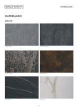 Laden Sie das Bild in den Galerie-Viewer, Couchtisch rollbar Duo Kolo K533 K733 75 x 75 cm Keramik Funktionstisch höhenverstellbar Designmöbel Sauerland Möbel Zeppenfeld Olpe