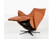 Laden Sie das Bild in den Galerie-Viewer, AERA TW248 in Herz-Waage-Position – akkubetriebene Verstellung, Seitenansicht Leder Cognac