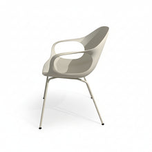 Laden Sie das Bild in den Galerie-Viewer, Elephant Chair – Seitenansicht, Polyurethan Weiß (PO01), 4-Fuß weiß