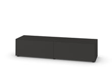 Laden Sie das Bild in den Galerie-Viewer, Design-Lowboard Piure Nex Pur Box Modell 2045200 – modern, grifflose Front, 2 Schübe, minimalistisches Sideboard
