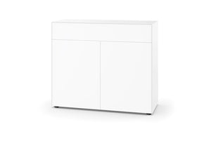 Freisteller der Piure Nex Pur Box 2033800 in Weiß mit 2 Türen und 1 Schubkasten