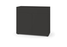Laden Sie das Bild in den Galerie-Viewer, Piure Nex Pur Box 2033800 – freigestelltes Highboard in dunklem Graphite
