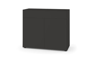 Piure Nex Pur Box 2033800 – freigestelltes Highboard in dunklem Graphite