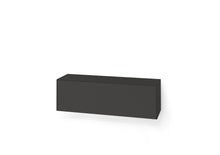 Laden Sie das Bild in den Galerie-Viewer, Freigestelltes Nex Pur Box Wand-Lowboard von Piure, Modell 2045500, grifflose Front in Mattlack Graphit
