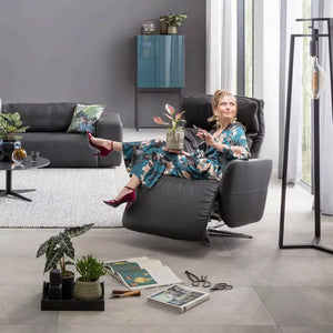 Lincoln Lounger Relaxsessel mit oder ohne Armlehnen, verschienene Breiten, AERA Design, Nolte Polstermöbel