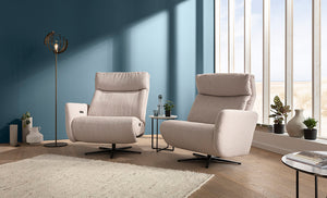 Lincoln Lounger Relaxsessel mit oder ohne Armlehnen, verschienene Breiten, AERA Design, Nolte Polstermöbel