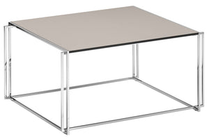 Bacher Tische Couchtisch Beistelltisch Minero Gestell Chrom Möbel Zeppenfeld Olpe Designmöbel Sauerland