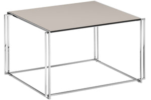 Bacher Tische Couchtisch Beistelltisch Minero Gestell Chrom Möbel Zeppenfeld Olpe Designmöbel Sauerland