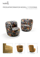 Laden Sie das Bild in den Galerie-Viewer, Bullfrog Design Sessel Drehsessel Schaukelsessel Donna kleiner Beistellsessel Möbel Zeppenfeld Olpe Designmöbel Sauerland

