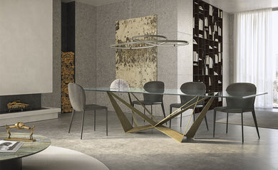 Cattelan Italia Esstisch Skorpio GLas Designmöbel Sauerland Möbel Zeppenfeld Olpe (2)