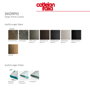 Cattelan Italia Esstisch Skorpio GLas Designmöbel Sauerland Möbel Zeppenfeld Olpe (2)