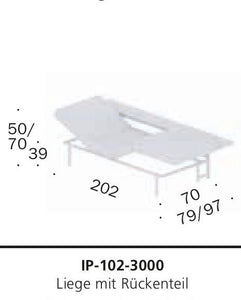 Daybed, Relaxliege Campus von IP Design, Leder schwarz