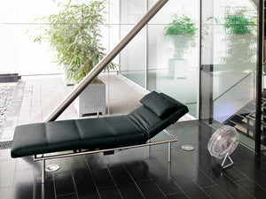 Daybed, Relaxliege Campus von IP Design, Leder schwarz