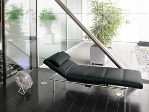 Daybed, Relaxliege Campus von IP Design, Leder schwarz
