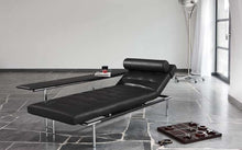 Laden Sie das Bild in den Galerie-Viewer, Daybed, Relaxliege Campus Deluxe von IP Design, Leder schwarz
