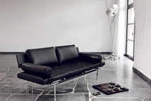 Laden Sie das Bild in den Galerie-Viewer, Daybed, Relaxliege Campus Deluxe von IP Design, Leder schwarz

