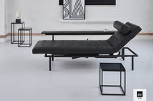 Laden Sie das Bild in den Galerie-Viewer, Daybed, Relaxliege Campus Deluxe von IP Design, Leder schwarz
