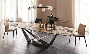Keramik Makalu glänzend Essstisch Cattelan Italia Skorpio Designmöbel Sauerland Möbel Zeppenfeld Olpe