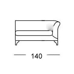 Ersatzbezug, Neubezug für Dema Dormeuse Ottomanne 140 cm, AL rechts
Ottomanne DEMA Dormeuse durchgehender Sitz Husse Neubezug Sondrpreis Schnäppchen