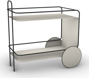 Modulare Barwagon, Barwagen, Teewagen Beistelltisch... verschiedene Farben
