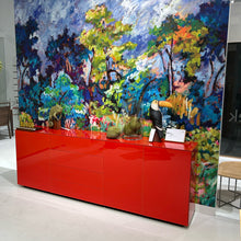 Laden Sie das Bild in den Galerie-Viewer, Scholtissek Anrichte Novus 3 Türen, 4 Schubkästen 240 x 85 x 42 cm, verschiedene Farben
